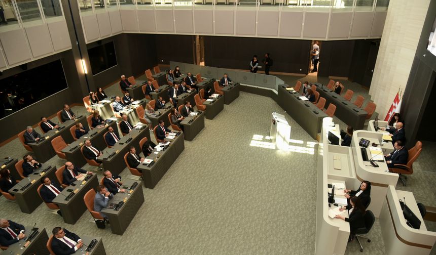 Meclis Genel Kurulu'nda onaya sunuşlar yapıldı