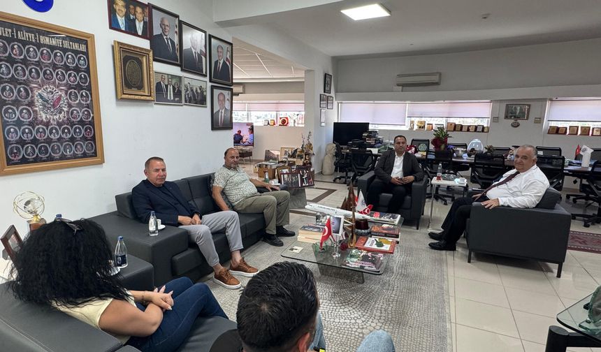 Spor Yazarları Derneği'nden Ertan Birinci'ye kutlama ziyareti
