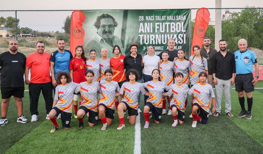 28’inci Naci Talat Halı Saha Anı Futbol Turnuvası başladı