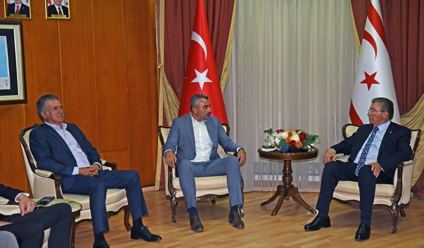 Başbakan Üstel, Hür-İş Federasyonu heyetini kabul etti
