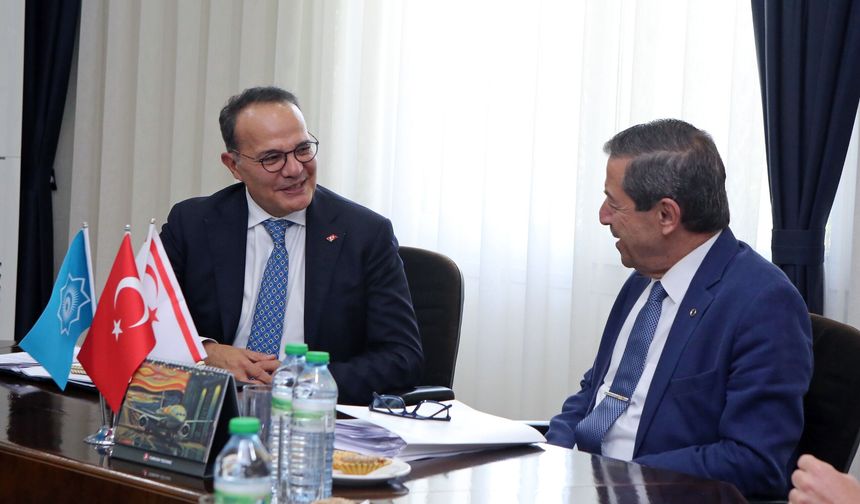 Ertuğruloğlu, Türkiye Dışişleri Bakan Yardımcısı Büyükelçi Bozay’ı kabul etti