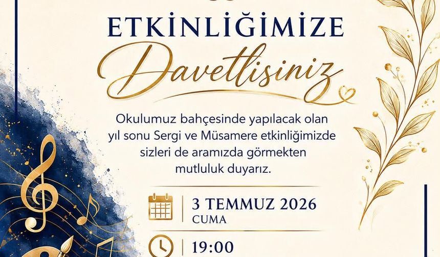ÖZEV, 2026 Yıl Sonu Sergi ve Müsamere Etkinliği Düzenleyecek