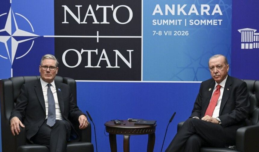 Erdoğan, Starmer ile görüştü