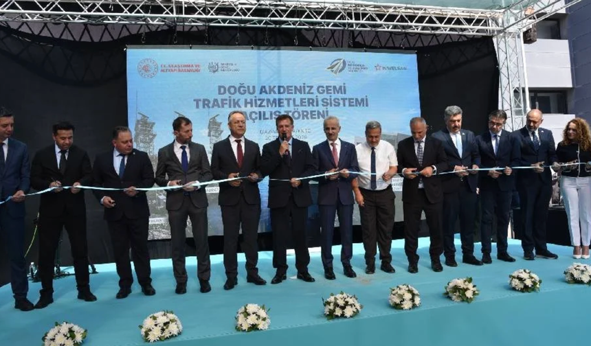Doğu Akdeniz'de stratejik adım: Gemi Trafik Sistemi hizmete açıldı