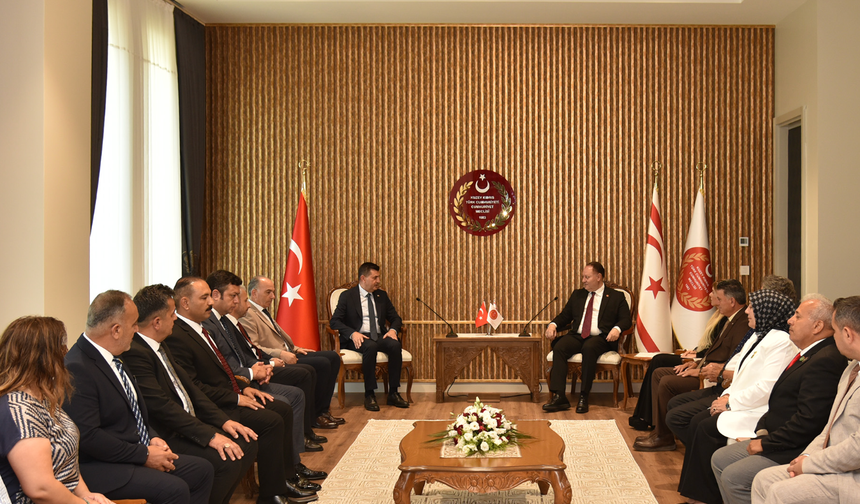 Öztürkler Türkiye Harp Malülü Gaziler, Şehit, Dul ve Yetimler Derneği heyetini kabul etti