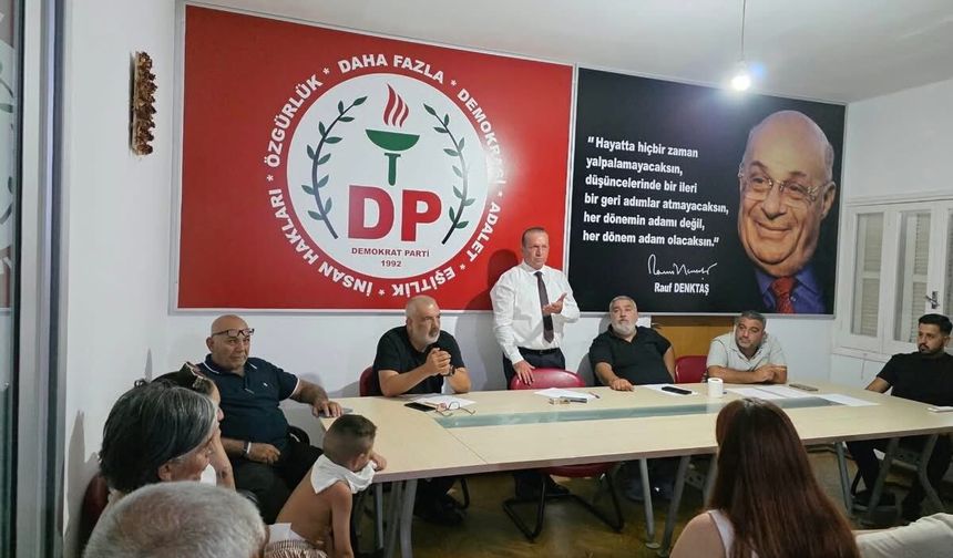Ataoğlu, DP Güzelyurt İlçe Örgütüyle bir araya geldi