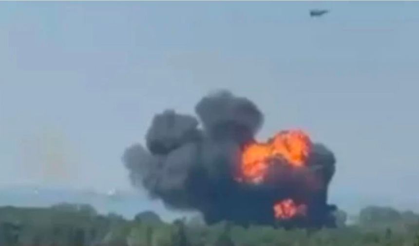 Yalova'da F-16 eğitim uçağı düştü