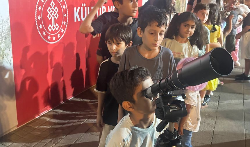SAMTAY Vakfı, gökyüzü gözlem programı düzenledi