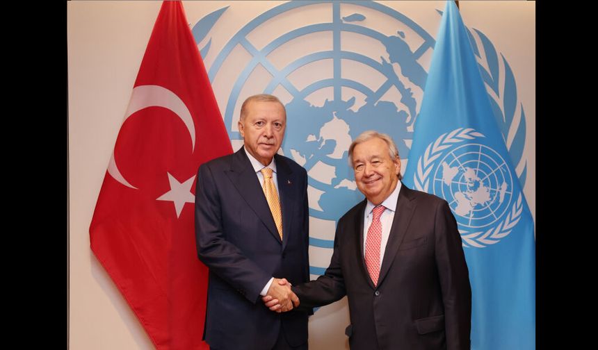Erdoğan, Guterres’le görüştü