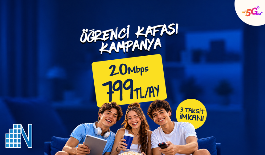 Öğrencilere Özel İnternet Fırsatı Nethouse’ta: 20 Mbps Ayda Sadece 799 TL