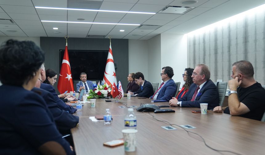 Ertuğruloğlu'ndan Washington'da iki komşu egemen eşit devlet vurgusu
