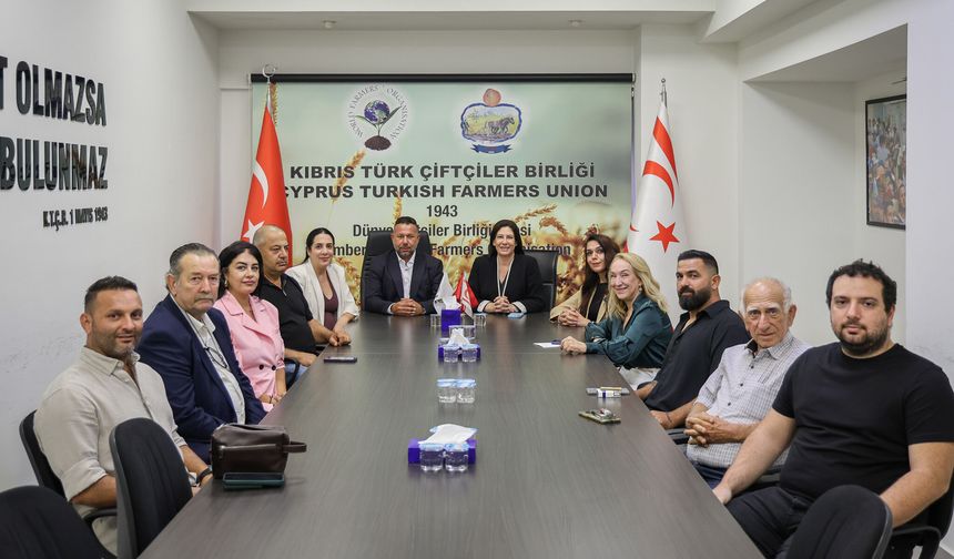 CTP, Kıbrıs Türk Çiftçiler Birliği’ni ziyaret etti