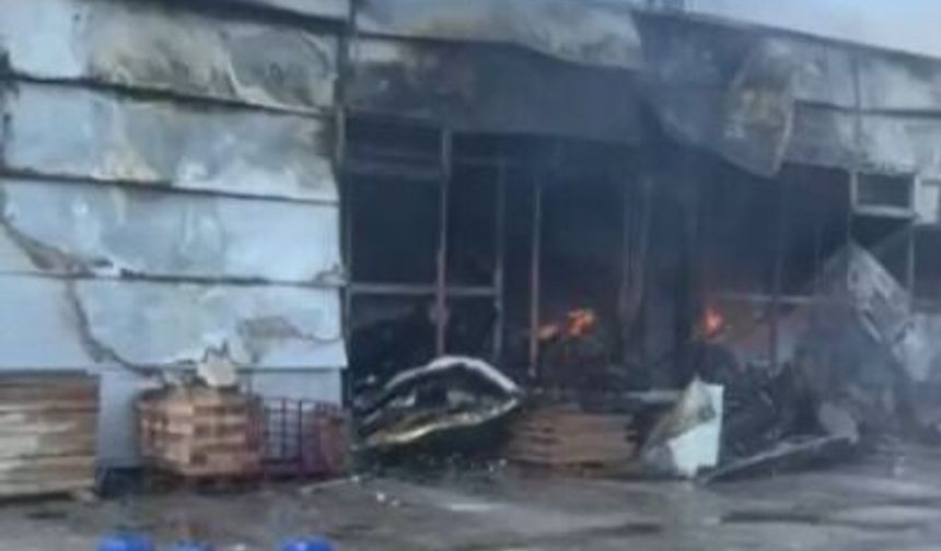 Alayköy Sanayi Sitesi’ndeki yangın kontrol altına alındı