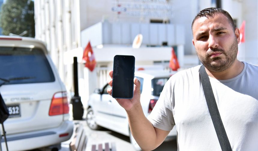 Haber takibine müdahale: Muhabirimizin telefonu kırıldı