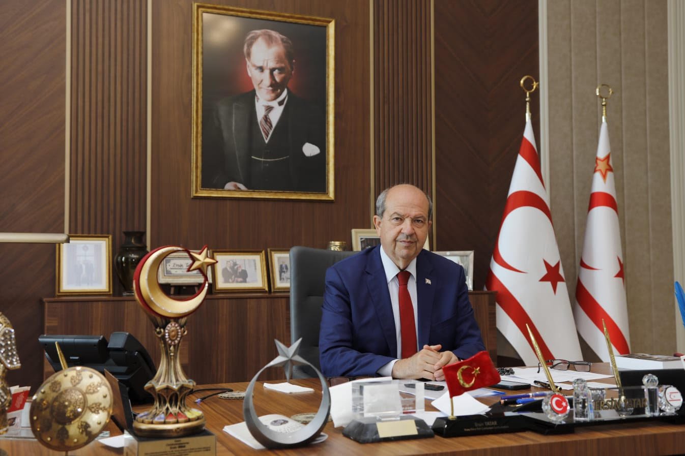 Cumhurbaşkanı Tatar, Türk Kara Kuvvetleri Komutanlığı’nın 2234’üncü yıl dönümü kutladı