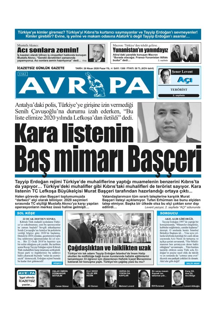 A V R U P A G A Z E T E S I 20260426 695X1024