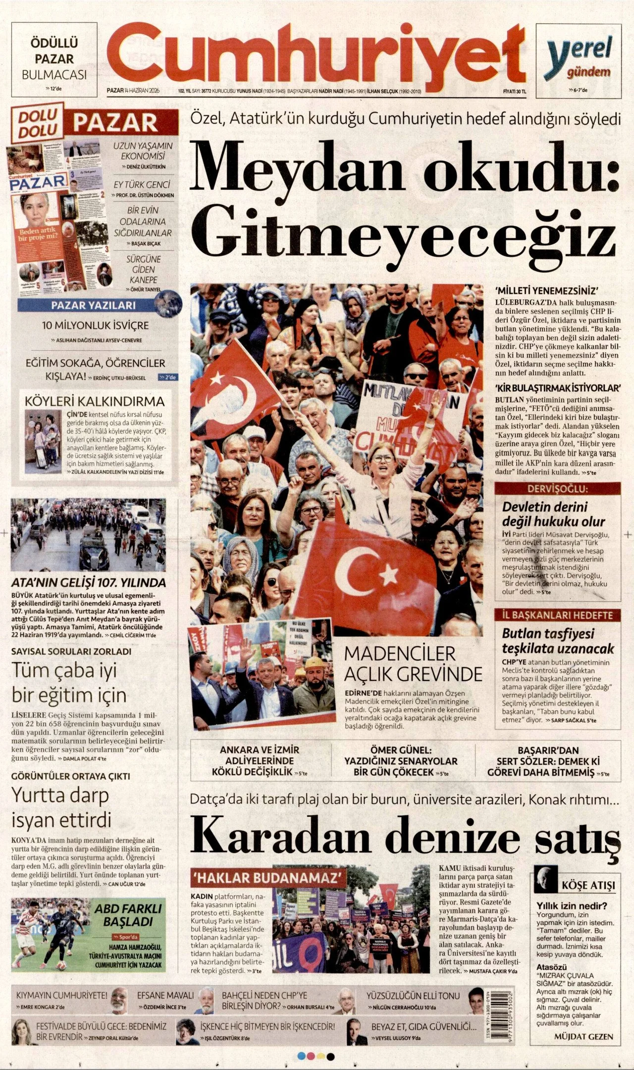 Cumhuriyet 2026 06 14 Pdvo