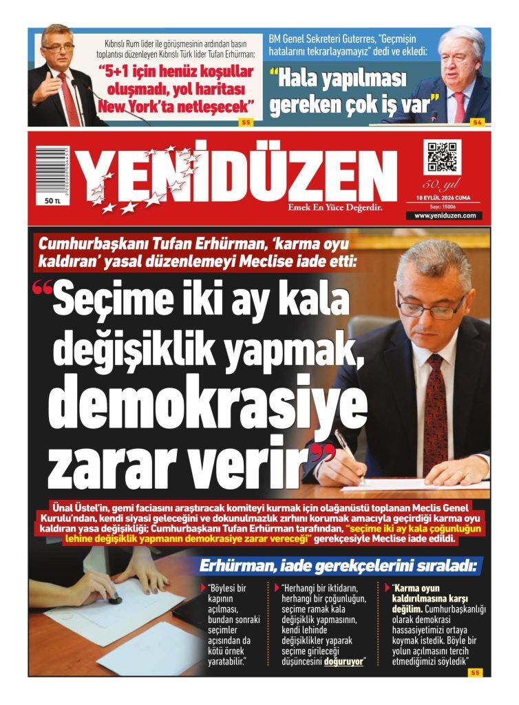 K I B R I S Y E N I D U Z E N 20260918 754X1