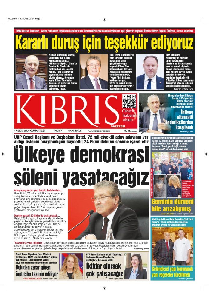 K I B R I S G A Z E T E S I 20261017 695X10